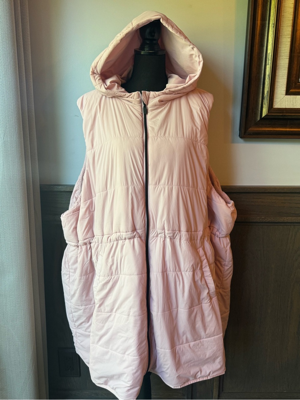 Torrid Women's Hooded Quilted Puffer Vest pink sz 6x